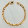Cuban Links Bracelet Infinity 9.45gr / 8in / 18K Gold +4!