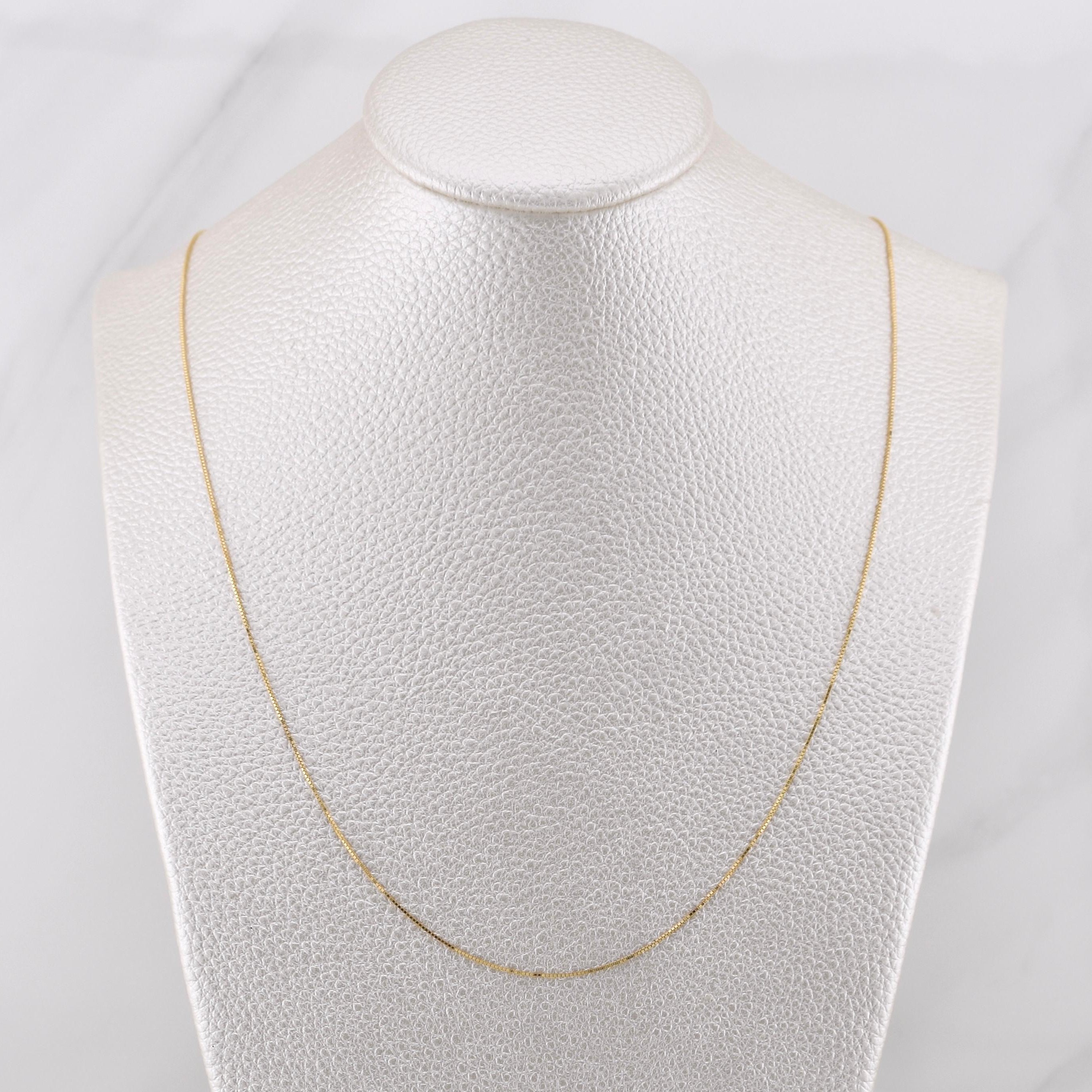 Cadena Veneciana 2.1 g / 21 3/4 in / 0.6 mm Oro Amarillo 18K