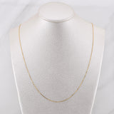 Cadena Veneciana 2.1 g / 21 3/4 in / 0.6 mm Oro Amarillo 18K