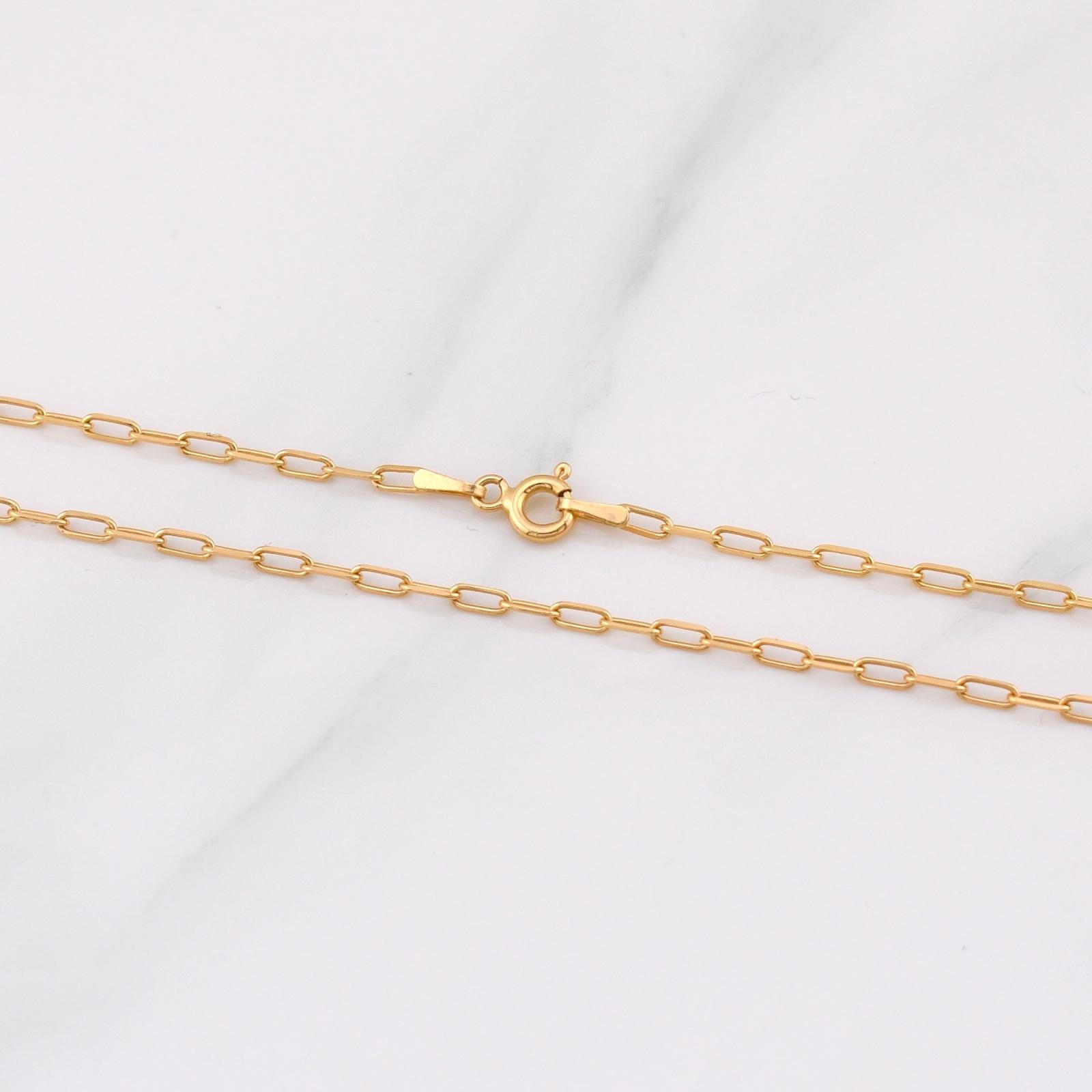 Mini Box Chain 4.1gr / 19.8in / 18K Gold +3!