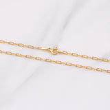 Mini Box Chain 4.1gr / 19.8in / 18K Gold +3!