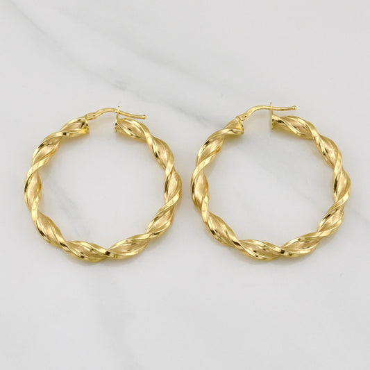 Candongas Lu 4.4gr / 1 3/4 in / Oro Amarillo +4 18K !