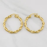 Candongas Lu 4.4gr / 1 3/4 in / Oro Amarillo +4 18K !