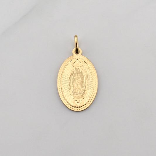 Dije Virgen De Guadalupe 1.95gr / 1 in / Oro Amarillo +4 18K !