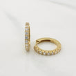 Hoop Earrings Track 3.35gr / 1/2 in / Yellow Gold +4 18K !