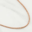 Cadena Ice 12.85gr / 24 in / 2.6mm Dos Oros Blanco Rosa +0 14K Italy !