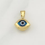 Dije Ojo Turco 1gr / 1/2 in / Oro Amarillo +4 18K !