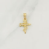 Dije Cruz Clavo 0.9gr / 1 in / Oro Amarillo 18K !