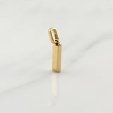 Dije Lingote 1.25gr / 3/4 in / Oro Amarillo 18K !