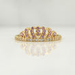 Anillo Corona 1.7gr / T6 1/4 / Oro Amarillo 18K !