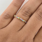 Anillo Churumbela Curvo 1.25gr / T7 1/4 / Oro Amarillo 18K !