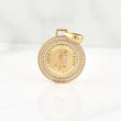 Dije Medalla Letra J 4.3gr / 1 1/4 in / Oro Amarillo 18K !