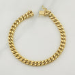 Pulso Cubano 8.15gr / 8 in / 6.75mm Oro Amarillo +3 18K !