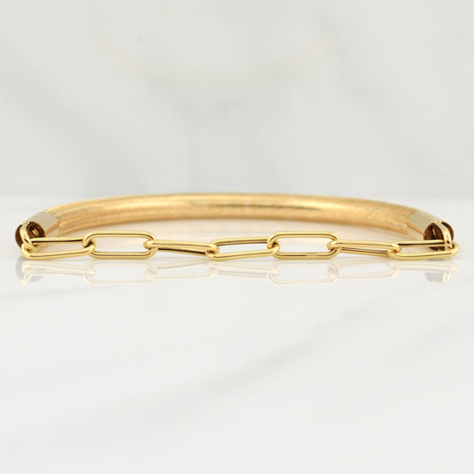 Pulso Flex Cajon 2.2gr / 7 in / 3.9mm Oro Amarillo +4 18K !