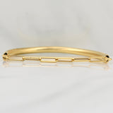 Flex Bracelet Drawer 3.6gr / 8 3/4 in / 3.3mm Yellow Gold +4 18K !