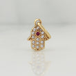 Dije Hamsa 0.7gr / 3/4 in / Oro Amarillo 18K !