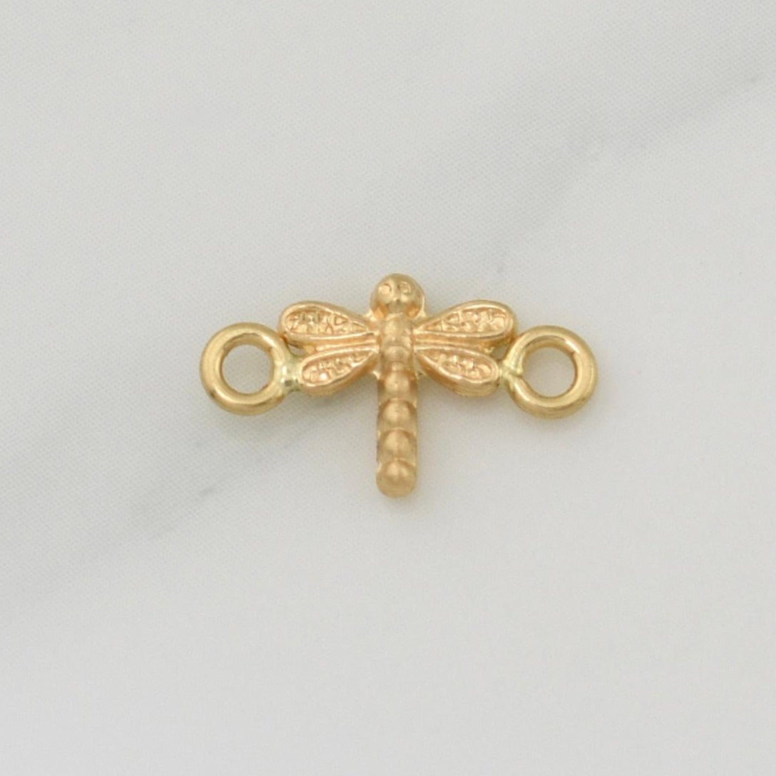 Herraje Libelula 0.3gr / 1/2 in / Oro Amarillo 18K !