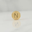 Herraje Letra N 0.35gr / 1/2 in / Oro Amarillo 18K !