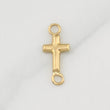 Herraje Cruz 0.15gr / 1/2 in / Oro Amarillo 18K !