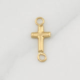 Herraje Cruz 0.15gr / 1/2 in / Oro Amarillo 18K !