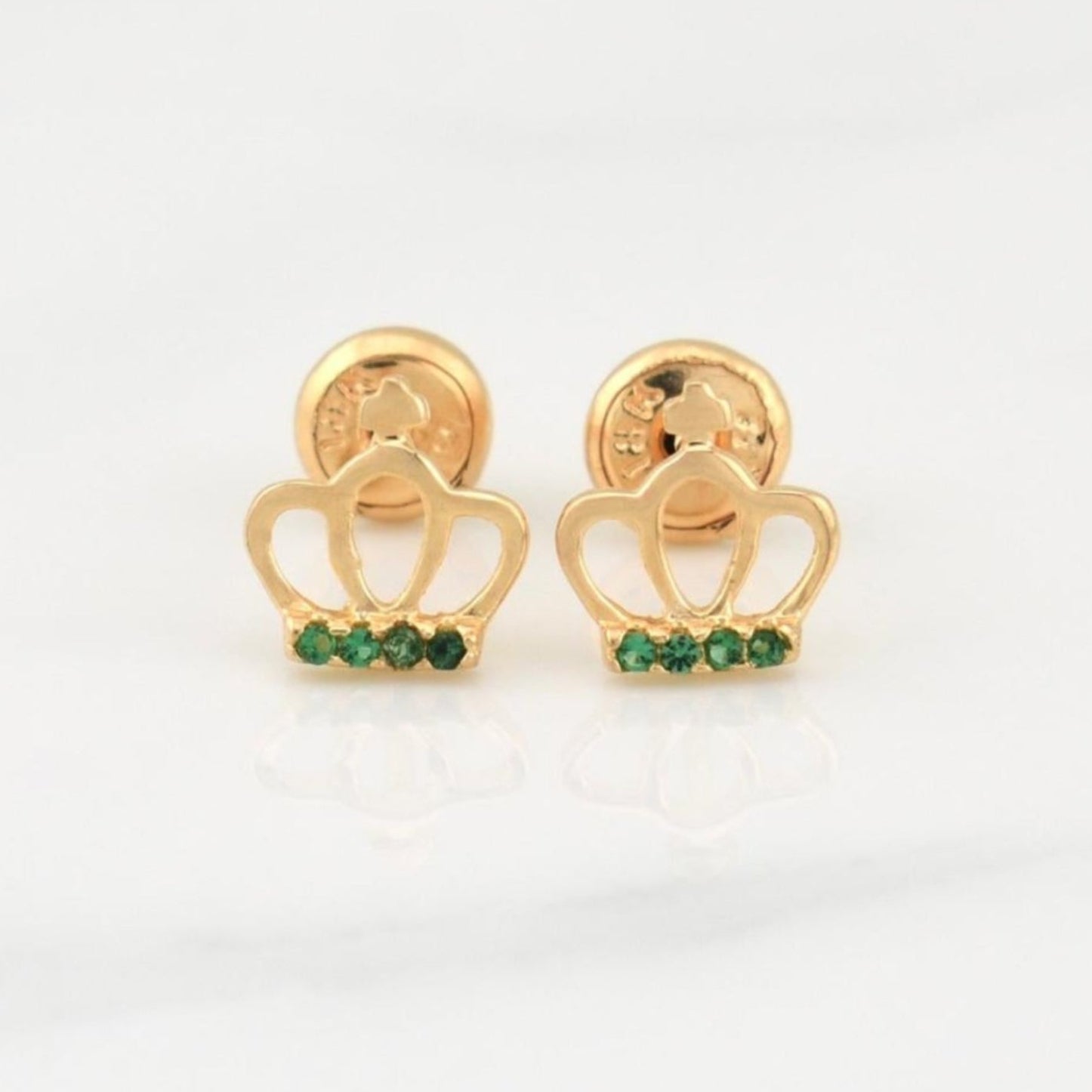 Topos Corona 0.8gr / 7.4mm Oro Amarillo 18K !