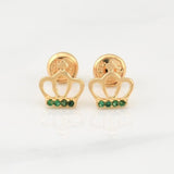 Topos Corona 0.8gr / 7.4mm Oro Amarillo 18K !