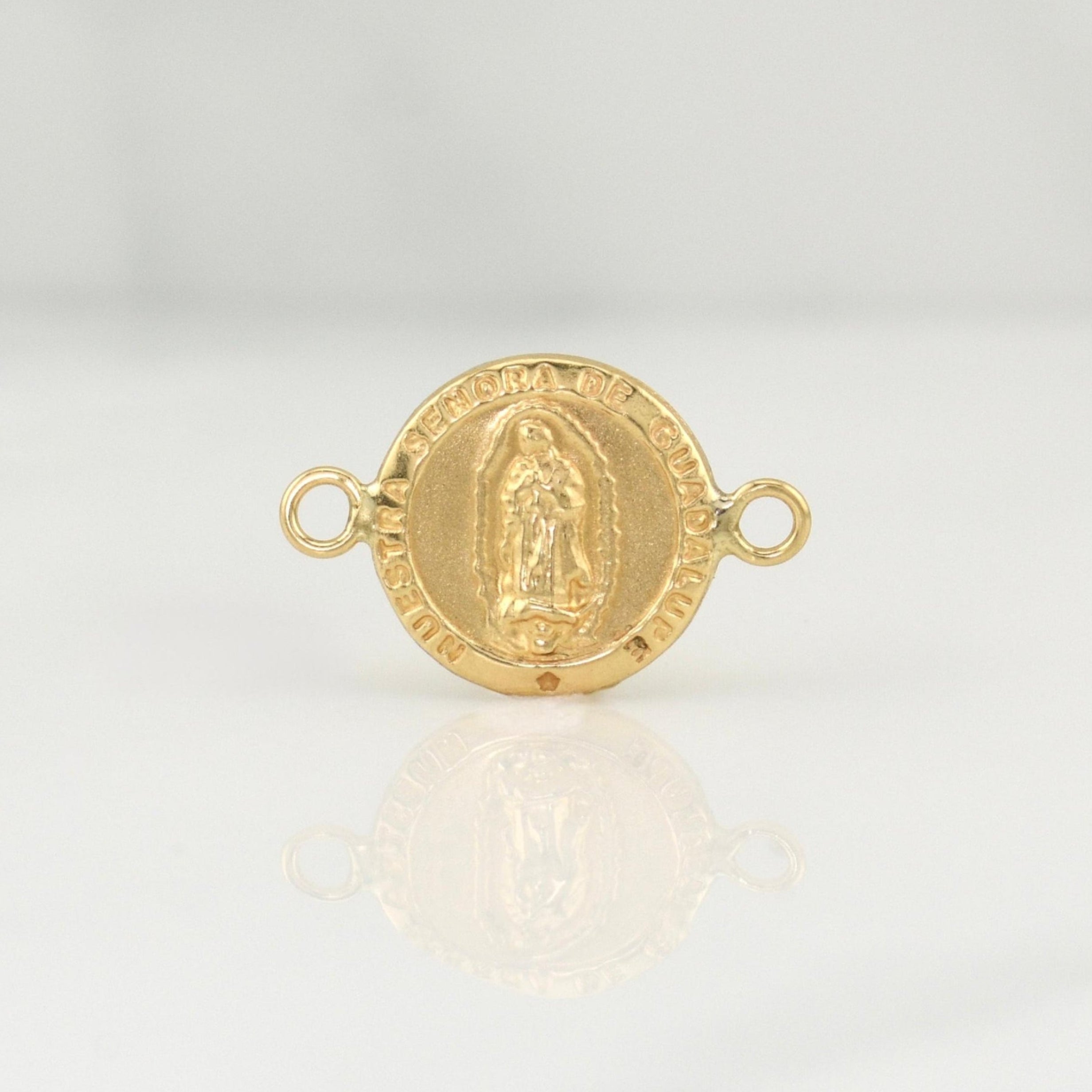 Herraje Virgen De Guadalupe 0.55gr / 3/4 in / Oro Amarillo 18K !