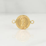 Herraje Virgen De Guadalupe 0.55gr / 3/4 in / Oro Amarillo 18K !