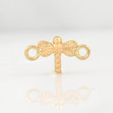 Herraje Libelula 0.3gr / 1/2 in / Oro Amarillo 18K !