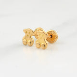 Topos Oso Ts 0.95gr / 5.5mm Oro Amarillo 18K !