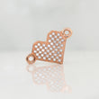 Herraje Corazon 1gr / 3/4 in / Oro Rosa 18K !