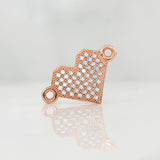 Herraje Corazon 1gr / 3/4 in / Oro Rosa 18K !