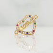 Herraje Corazon Mama 1.2gr / 3/4 in / Oro Amarillo 18K !