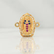 Herraje Virgen De Guadalupe 1.15gr / 1/2 in / Oro Amarillo 18K !