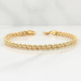 Pulso Lazo Secuencial 2.4 g / 7 in / 4.05 mm Oro Amarillo 18K