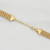 Pulso Lazo Secuencial 3.95 g / 7 in / 7.75 mm Oro Amarillo 18K