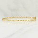 Pulso Aro Entorchado 3.6 g / 7 1/2 in / 2.5 mm Oro Amarillo 18K
