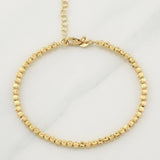 Pulso Modulable Militar Media Luna 6 g / 7 in - 8 in / 3 mm Oro Amarillo 18K