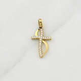 Dije Cruz 1.1 g / 1 in Oro Amarillo 18K