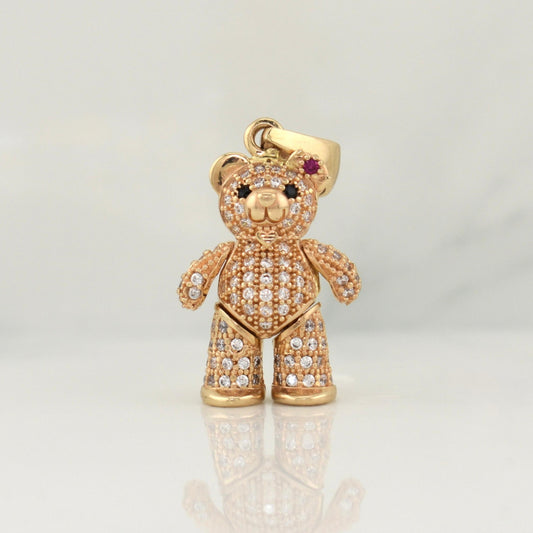 Dije Oso Articulado 4.7 g / 1 1/4 in Oro Amarillo 18K
