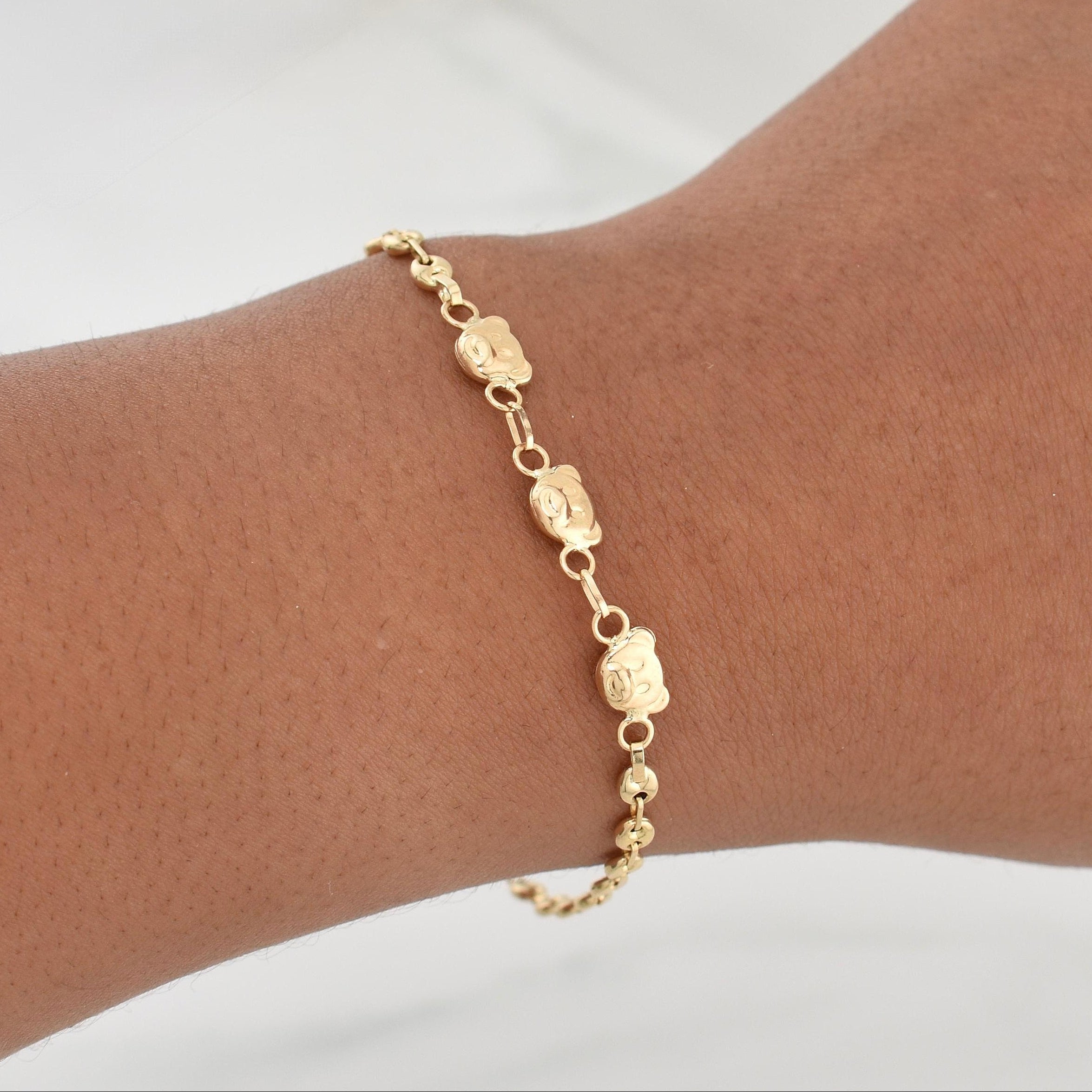 Bracelet Gc Oso 2.35 g / 7 in / 5.3 mm Yellow Gold 18K