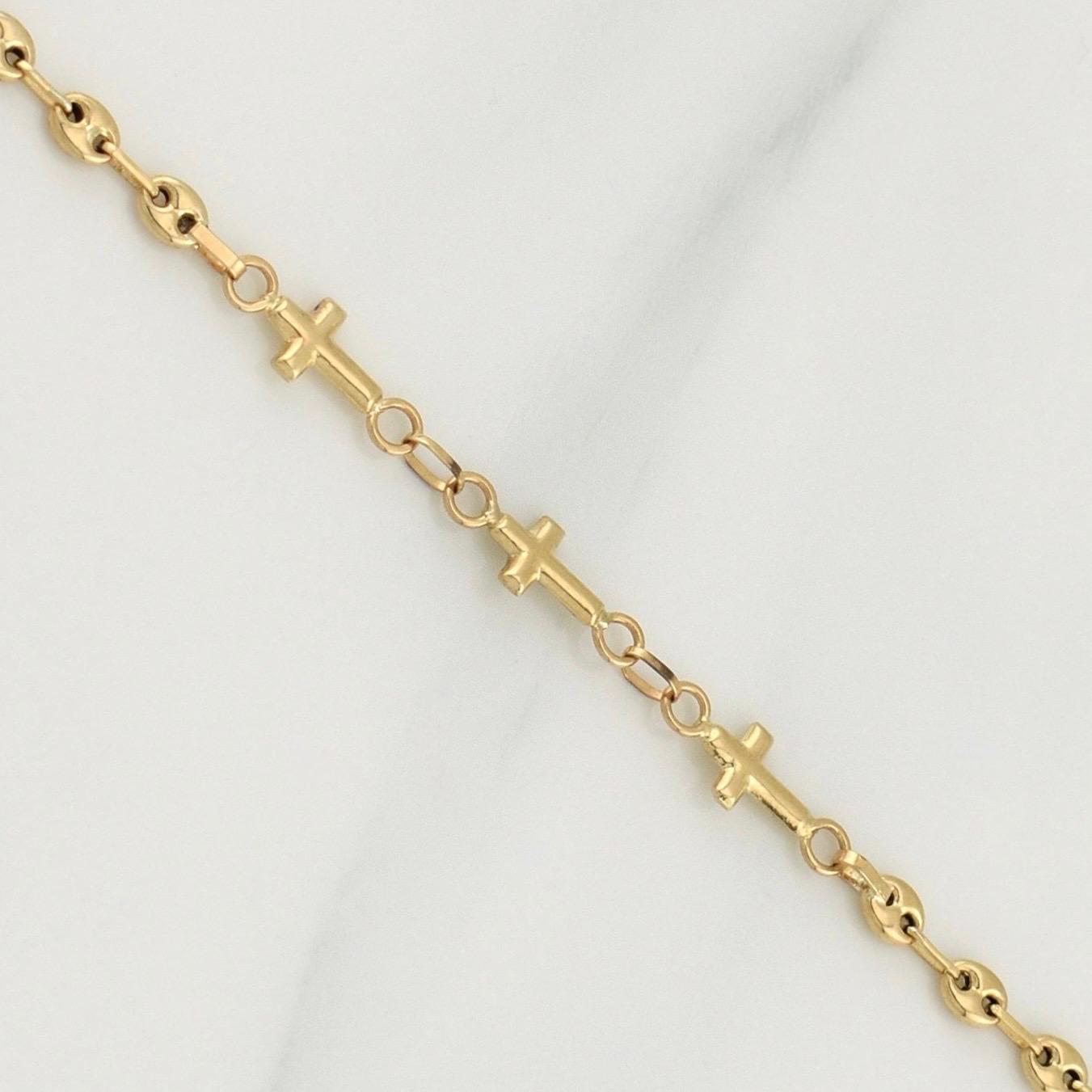 Bracelet Gc Cruz 2.1 g / 7 in / 5.2 mm Yellow Gold 18K