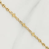 Bracelet Gc Cruz 2.1 g / 7 in / 5.2 mm Yellow Gold 18K