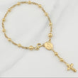 Bracelet Denario Miraculous Virgin 3.75 g / 7 3/4 in / 4 - 5 mm Yellow Gold 18K