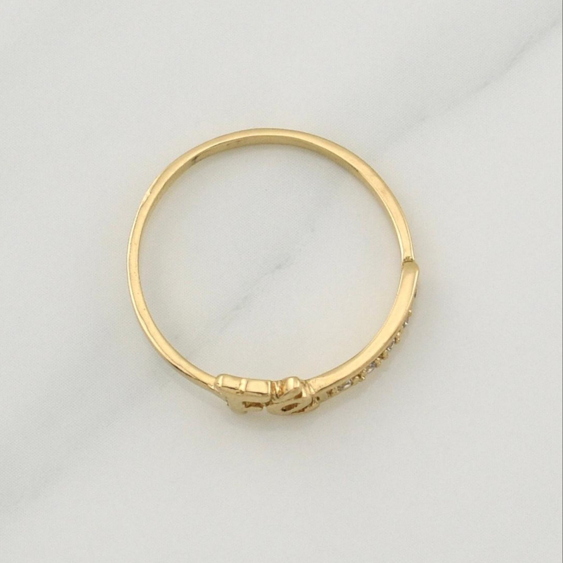 Anillo Fe 1.65 g / T7 Oro Amarillo 18K