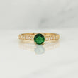Solitaire Churumbela Ring 1.95 g / T6 Yellow Gold 18K