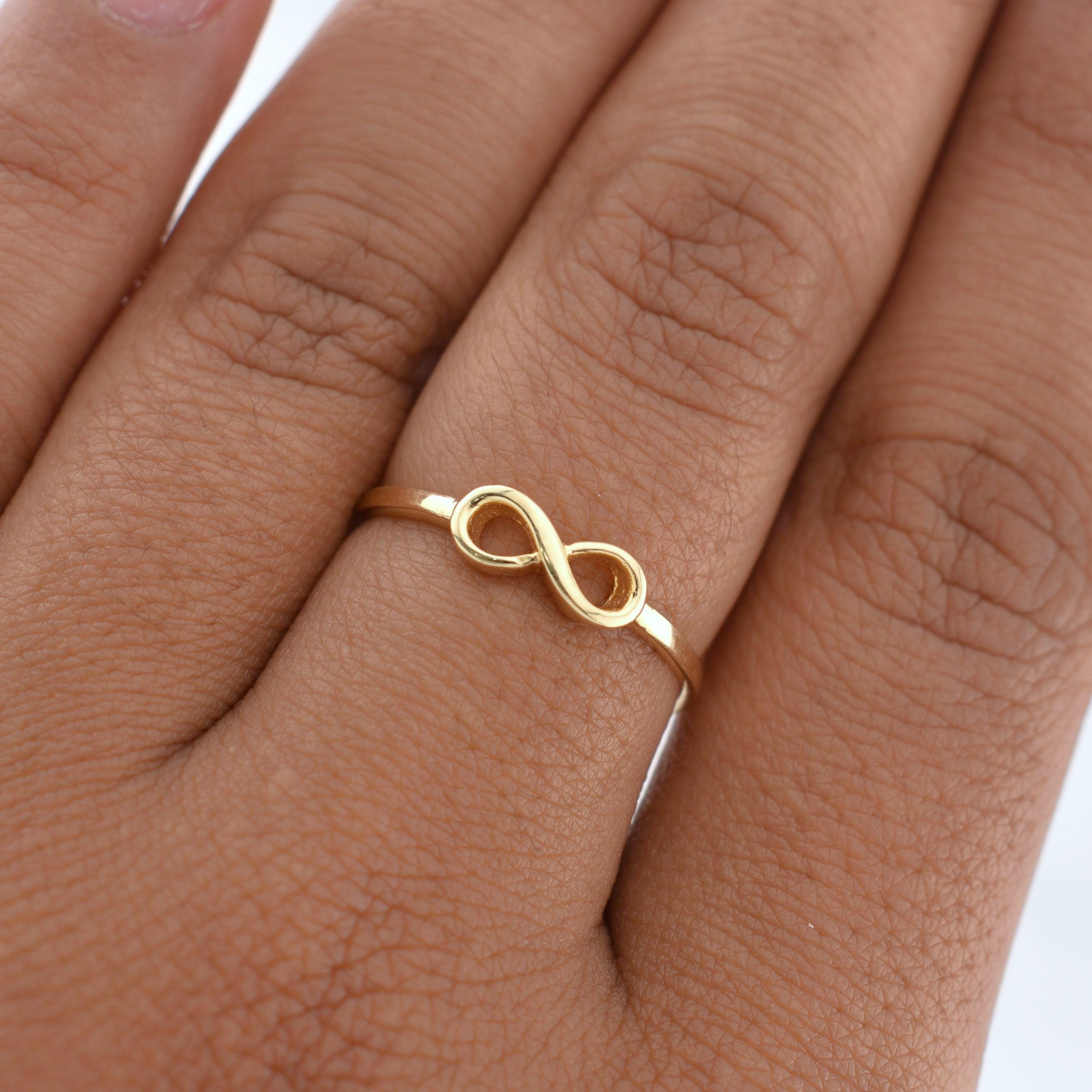 Anillo Infinito 1.5 g / T7 Oro Amarillo 18K