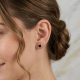Clover Stud Earrings 2.05g / in / 7.3mm 18K Yellow Gold