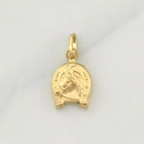Dije Herradura Caballo 0.4 g / 1/2 in Oro Amarillo 18K