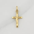 Dije Cruz Cristo 0.3 g / 3/4 in Oro Amarillo 18K